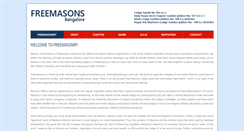 Desktop Screenshot of masons196india.org